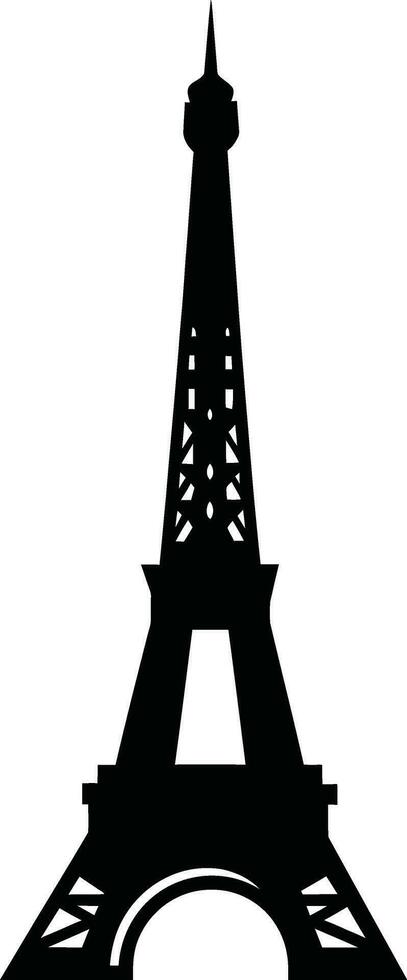 Parijse charme verbijsterend eiffel toren grafiek voor kunst en ontwerp vector