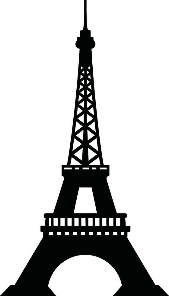 Frans reizen eiffel toren vector elementen voor vakantie themed ontwerpen