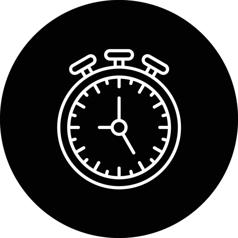 stopwatch vector pictogram