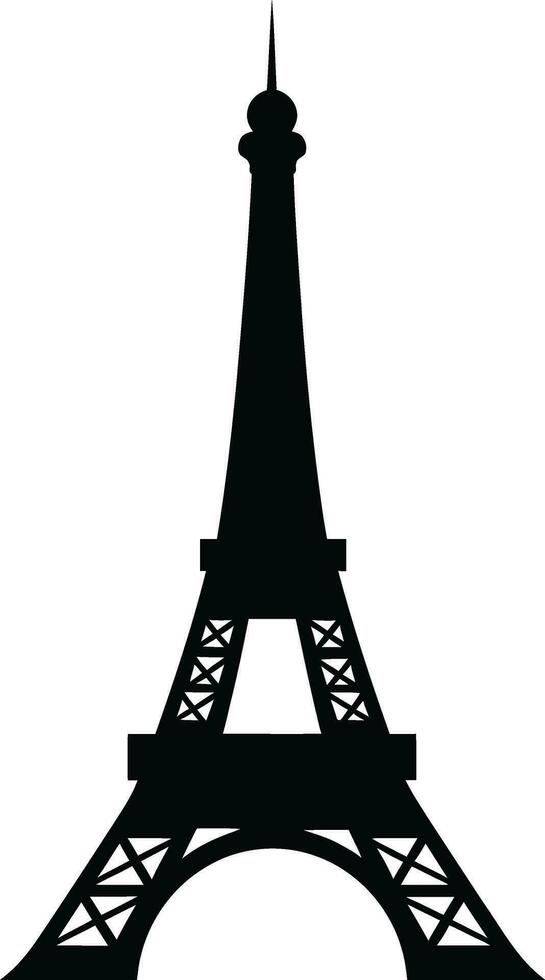 Parijse charme eiffel toren vector elementen voor kunst en ontwerp