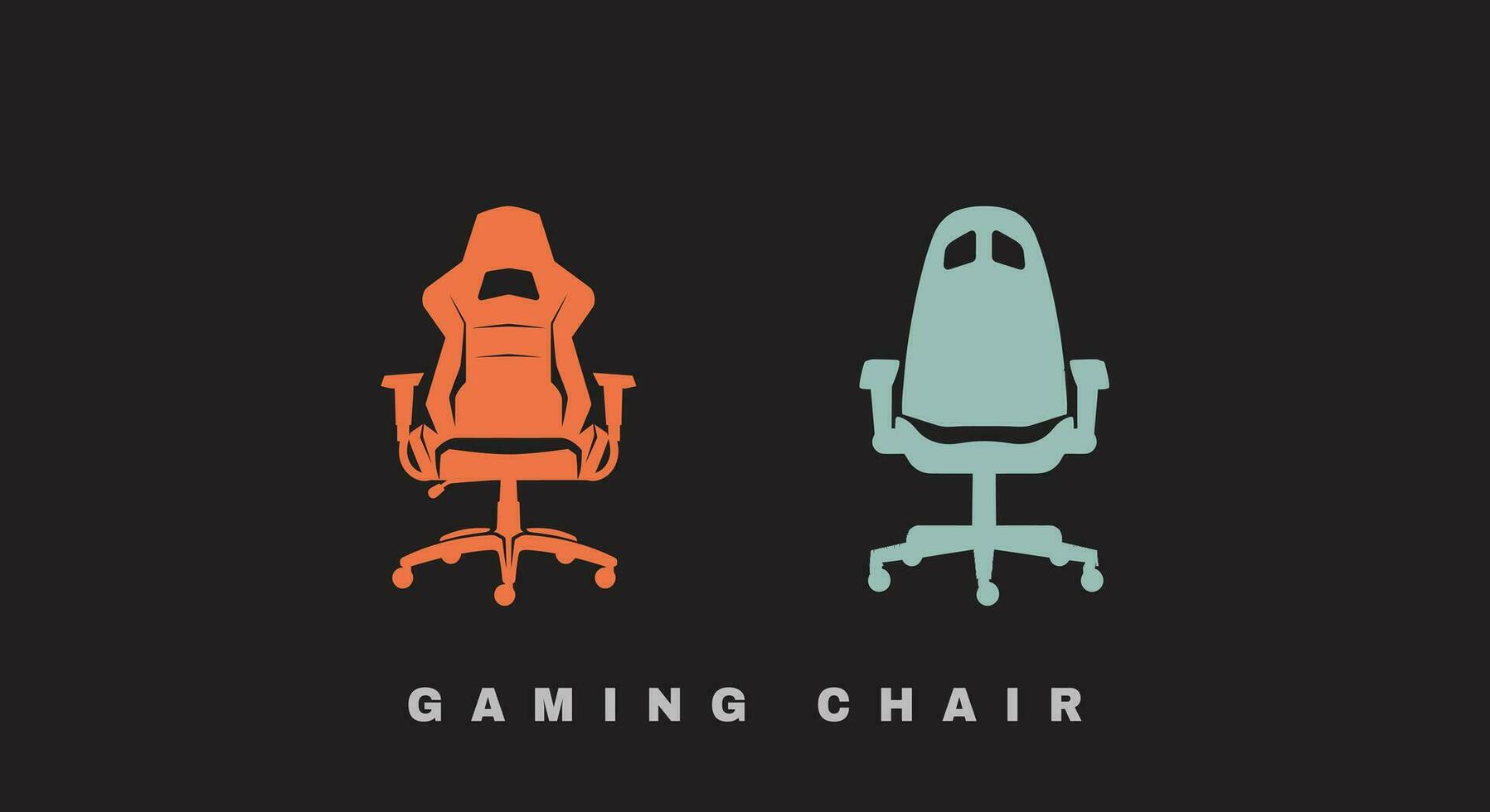 gaming veilige haven ontspannende gaming stoel vector reeks voor gamers
