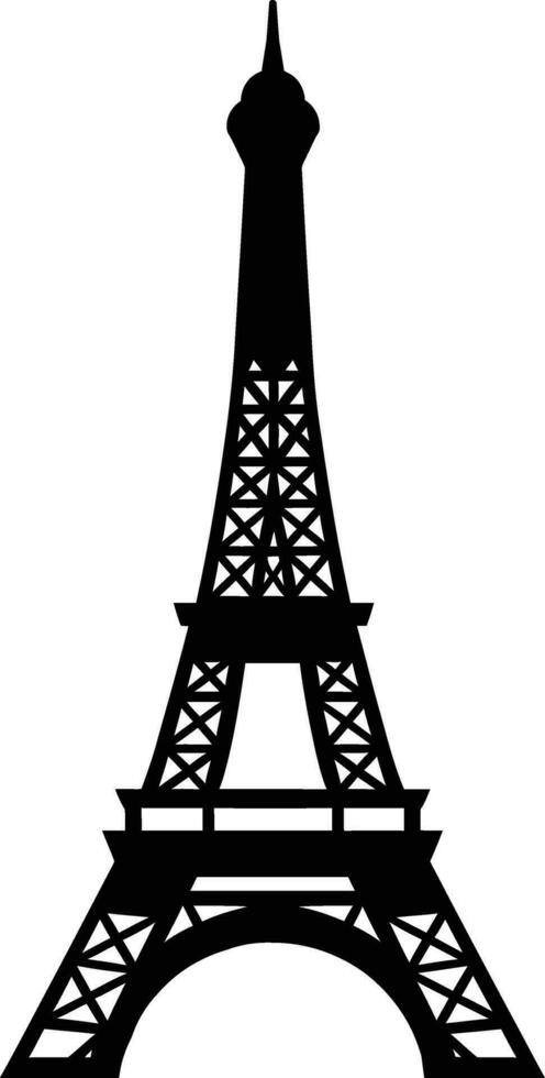 Parijse straten eiffel toren vector illustraties voor stedelijk ontwerpen