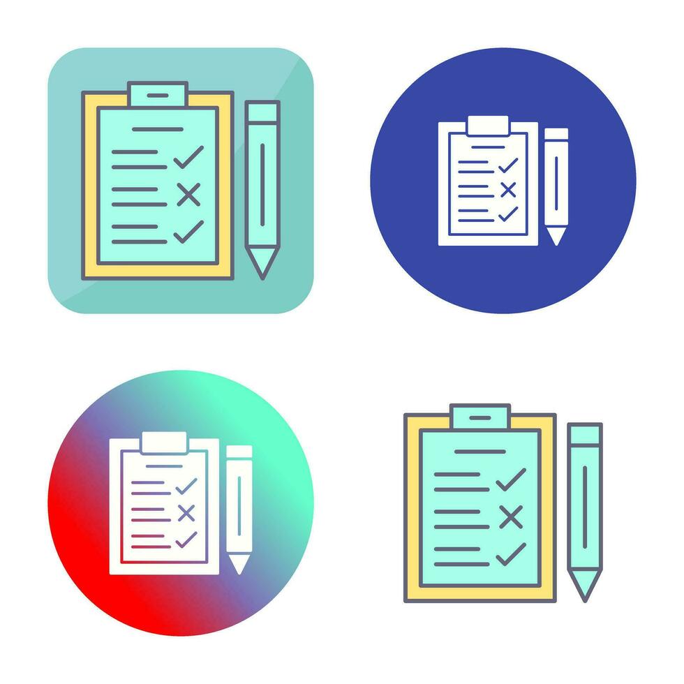 Klembord vector pictogram