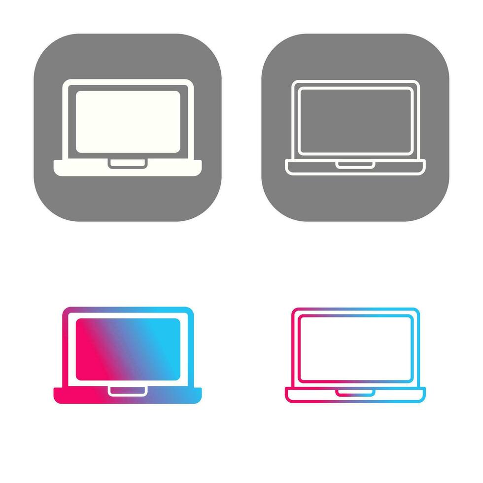 laptop vector pictogram