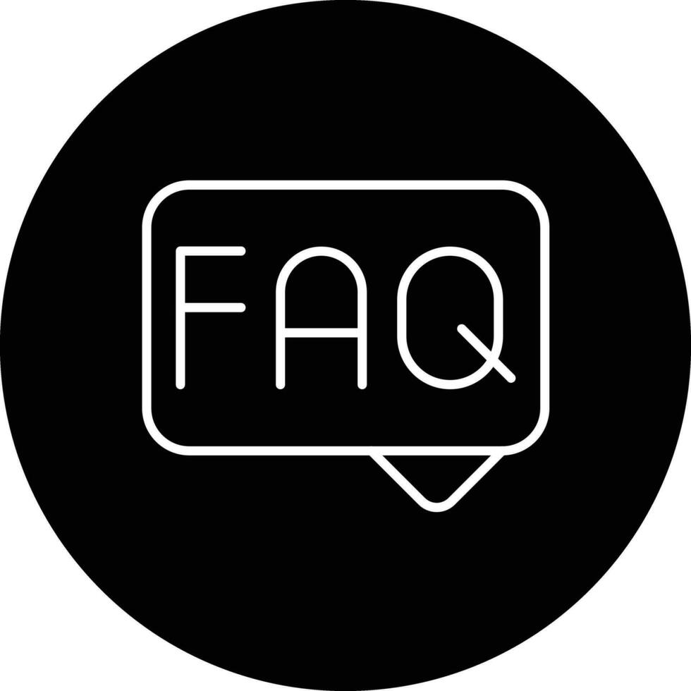 FAQ vector icoon