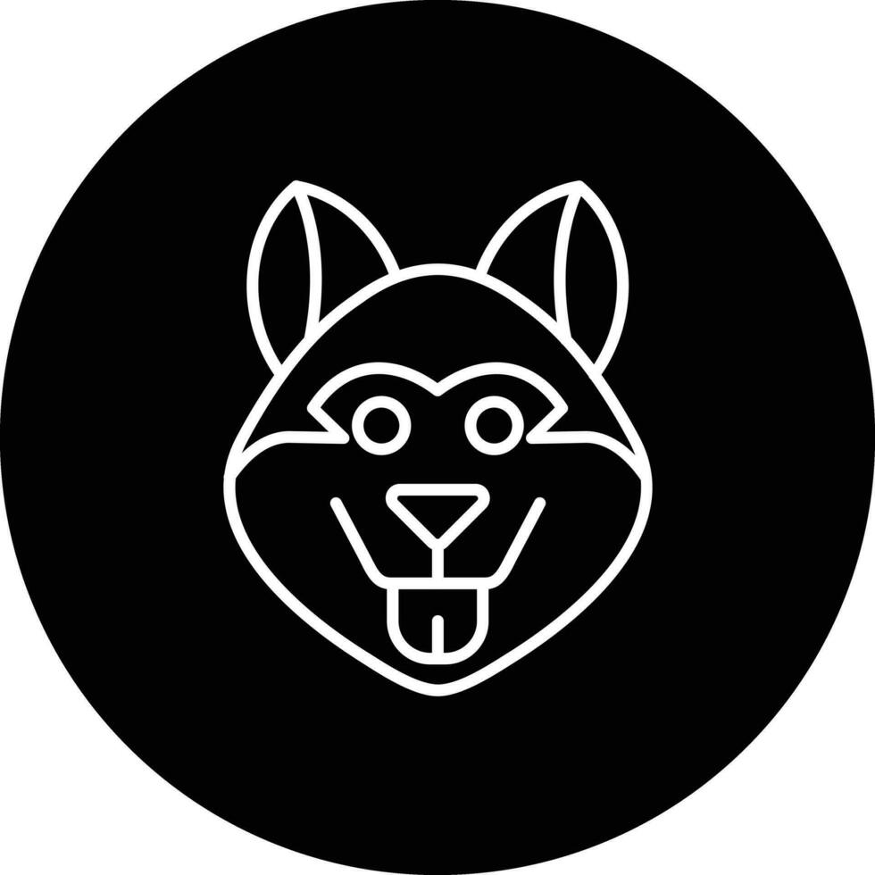 arctisch hond vector icoon