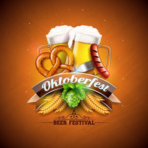 Oktoberfest Banner Illustratie vector