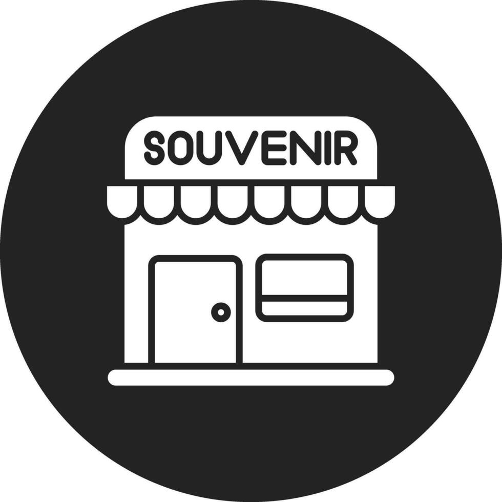 souvenir winkel vector icoon