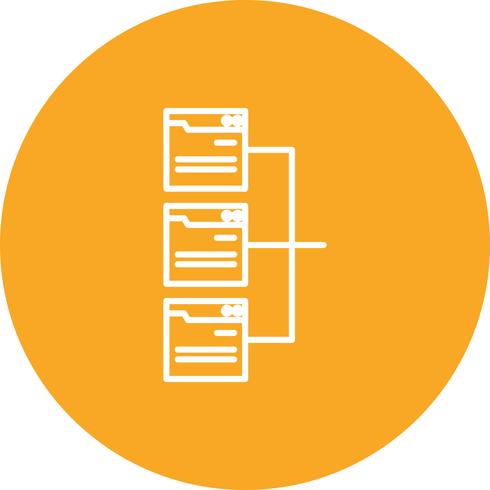 Vector mappen pictogram