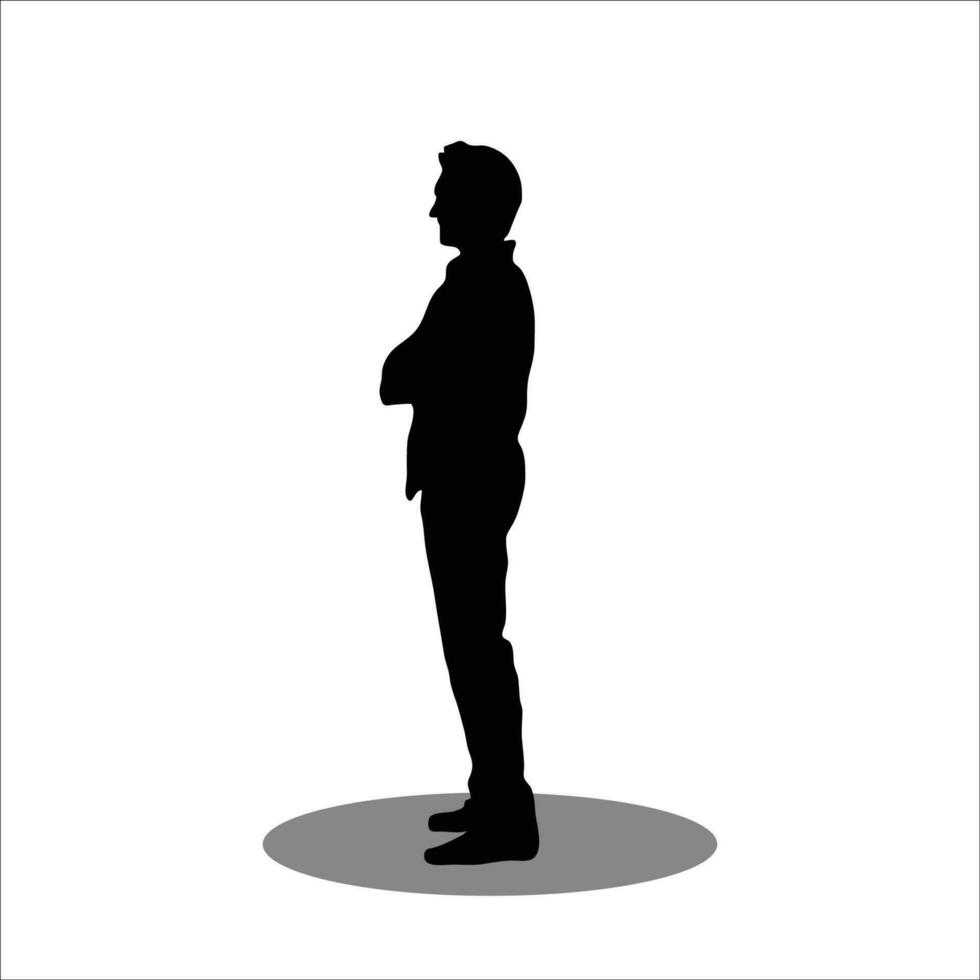 mannen silhouet vector