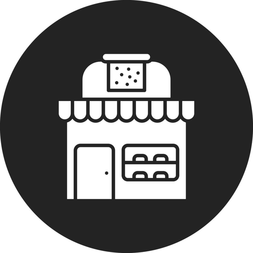 bakkerij winkel vector icoon