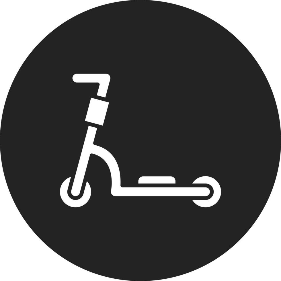 kick scooter vector icon