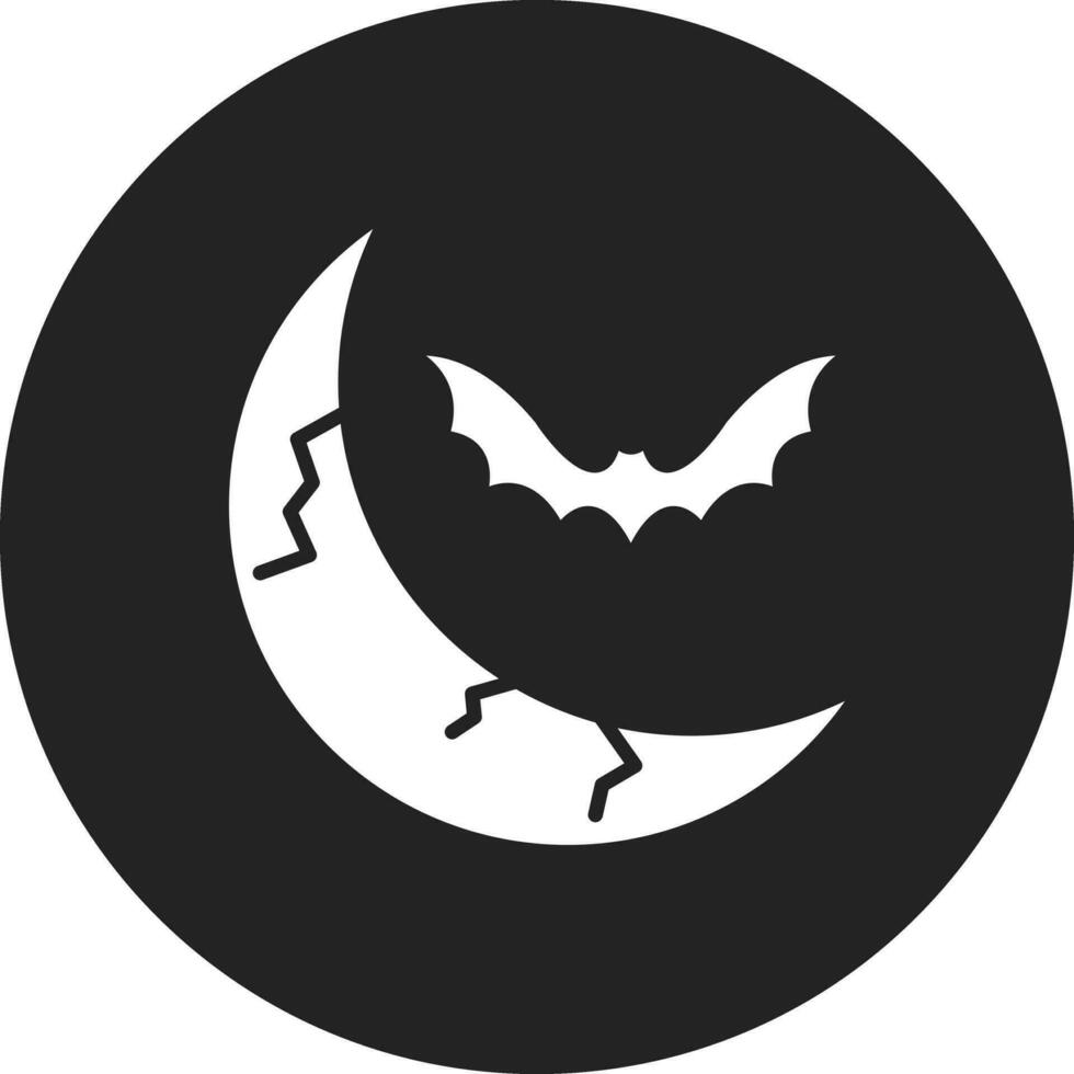 halloween maan vector icoon