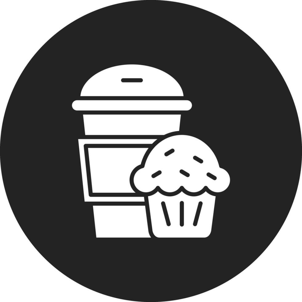 koffie muffin vector icoon