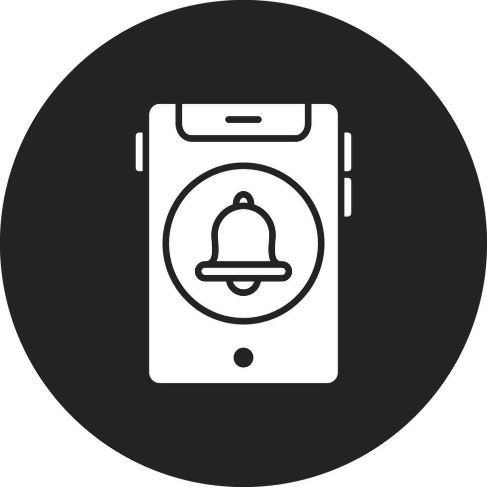 smartphone alarm vector icoon