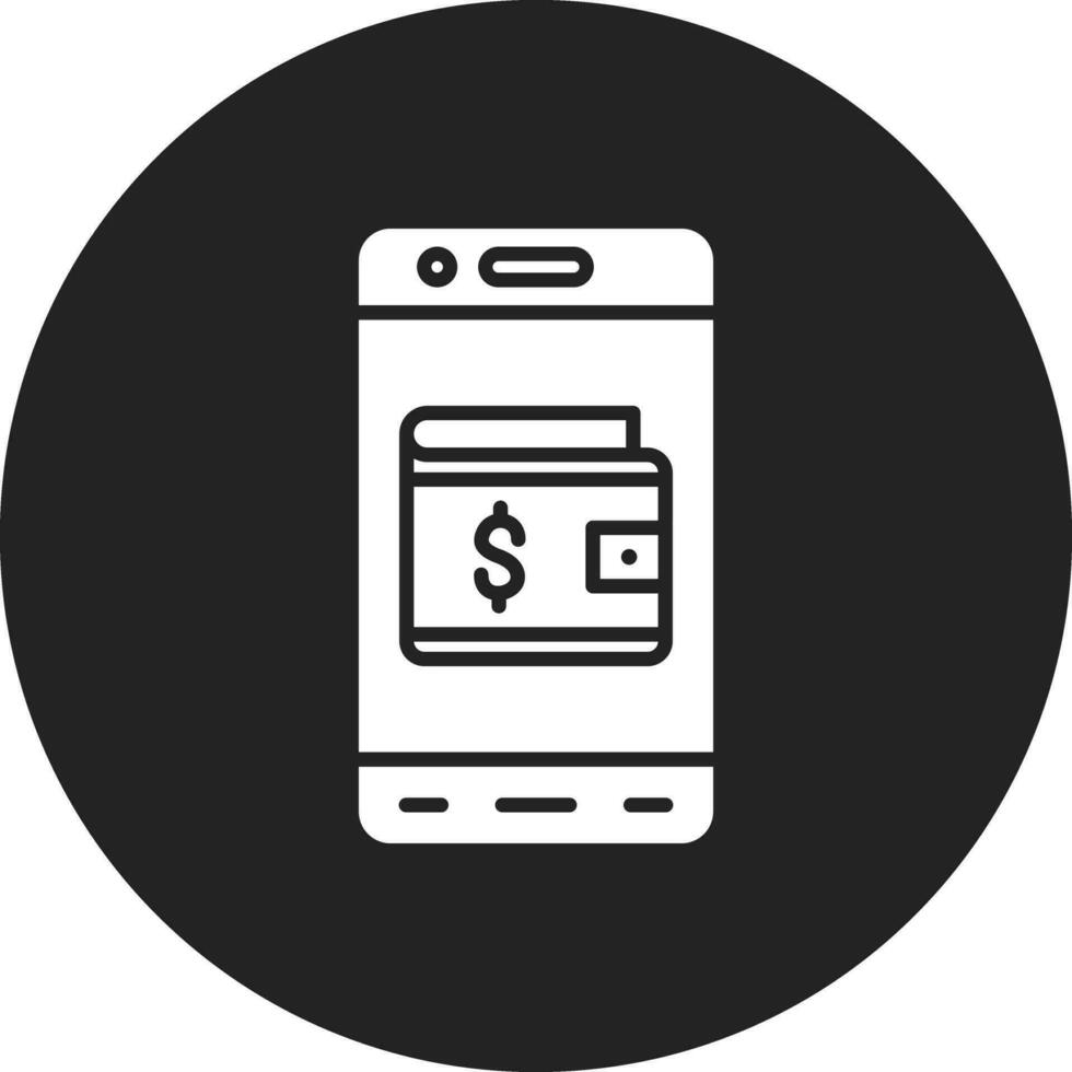 mobiel portemonnee vector icoon