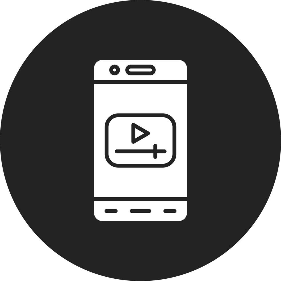 mobiel video vector icoon