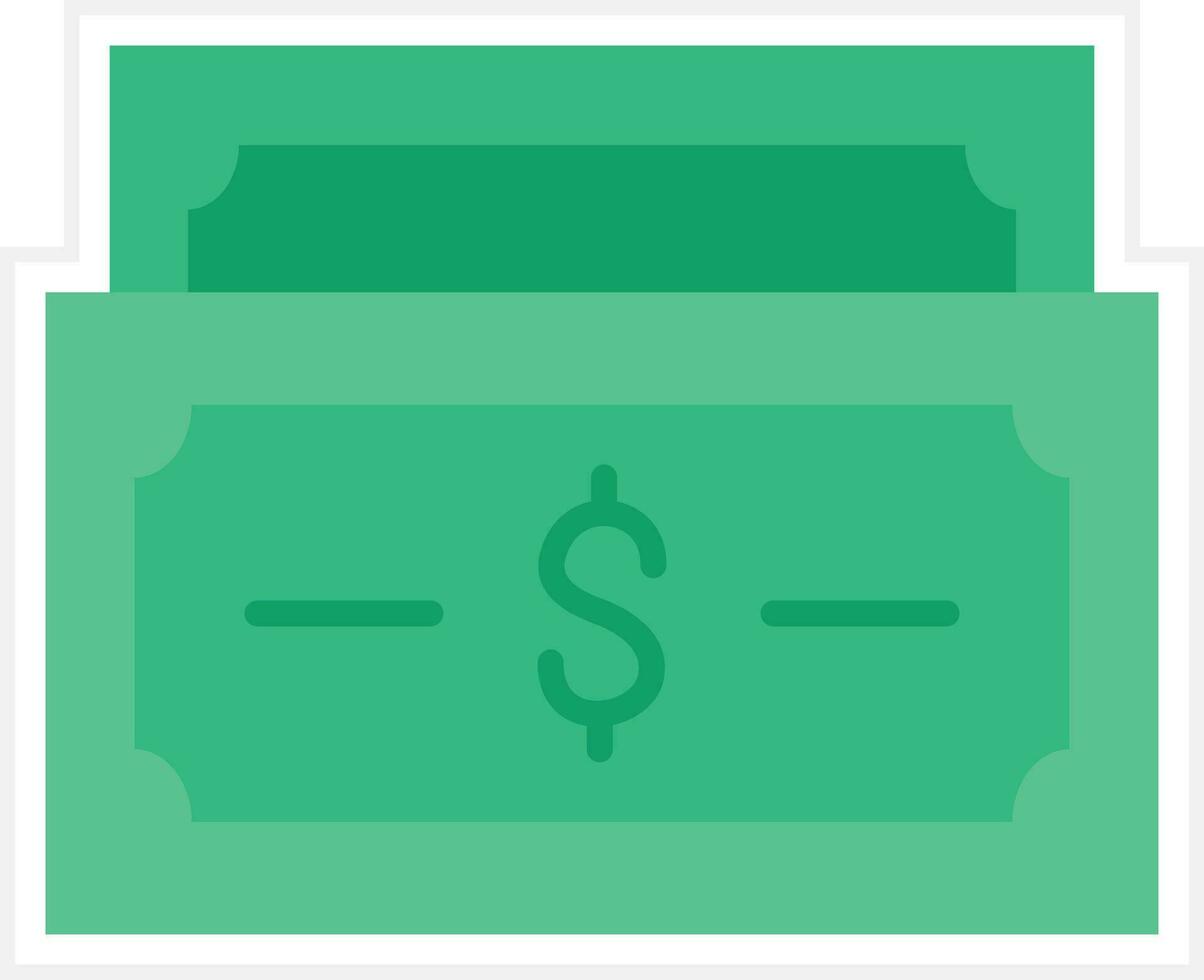 contant geld vector pictogram