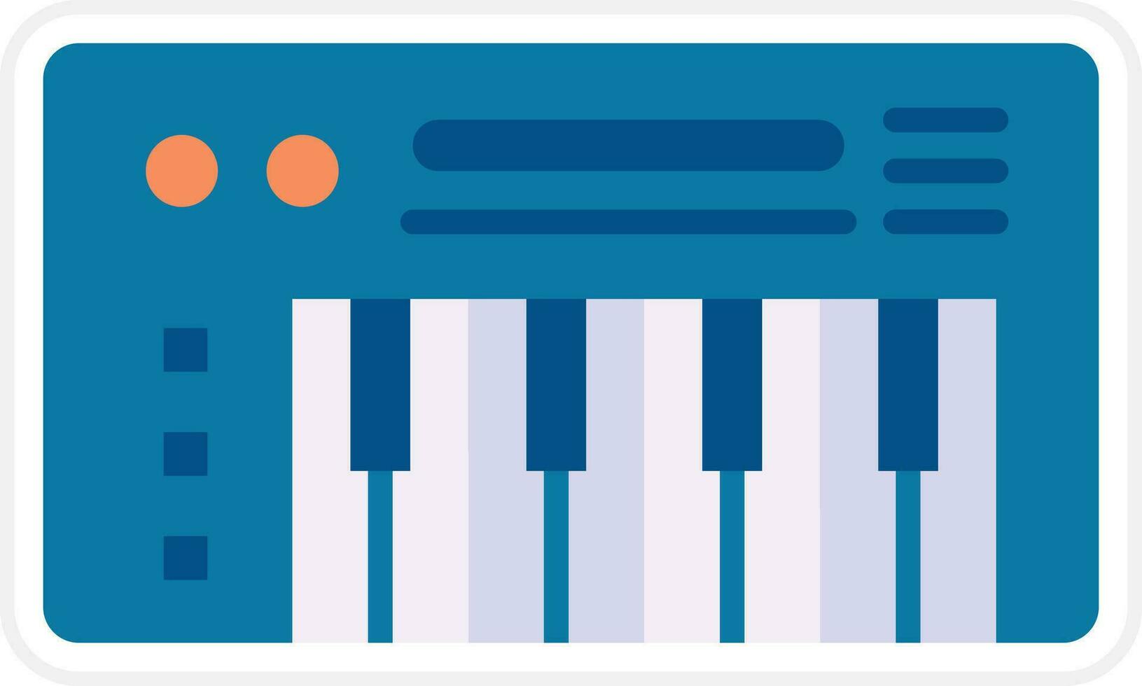 piano vector pictogram