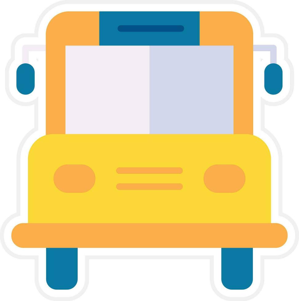 schoolbus vector pictogram