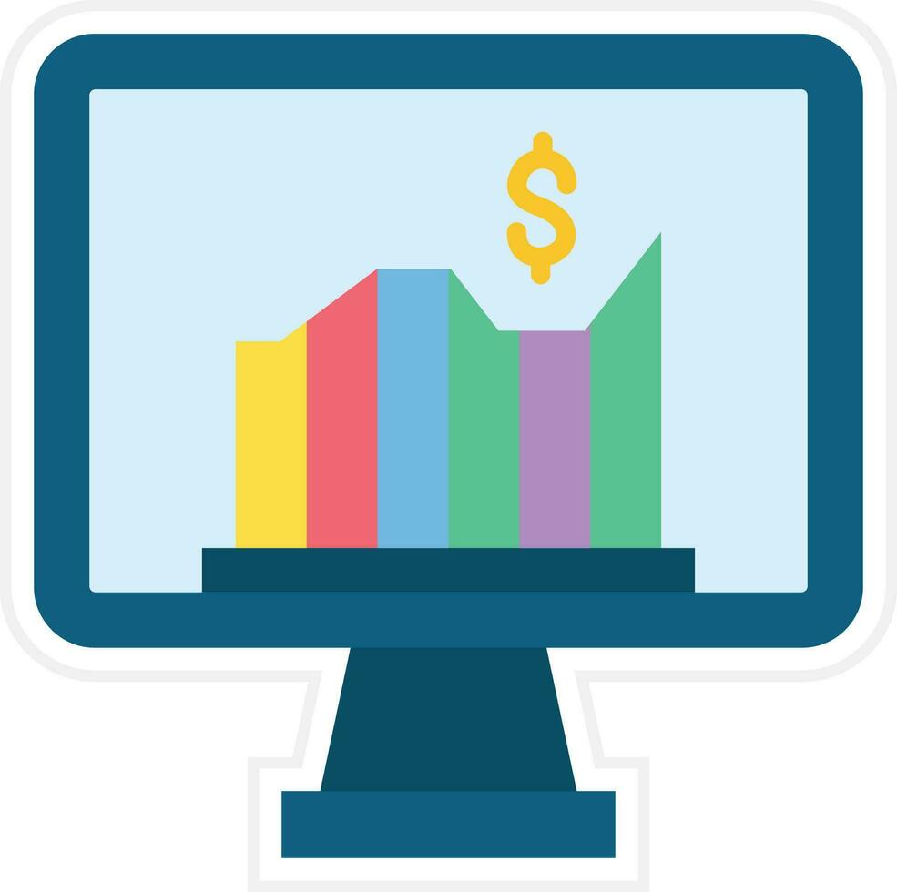 markt statistieken vector icoon