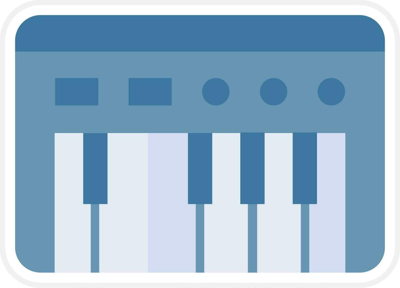 piano vector pictogram