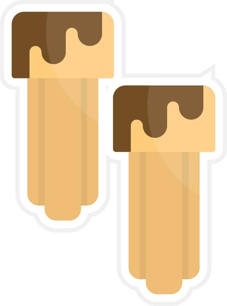 churros vector icoon