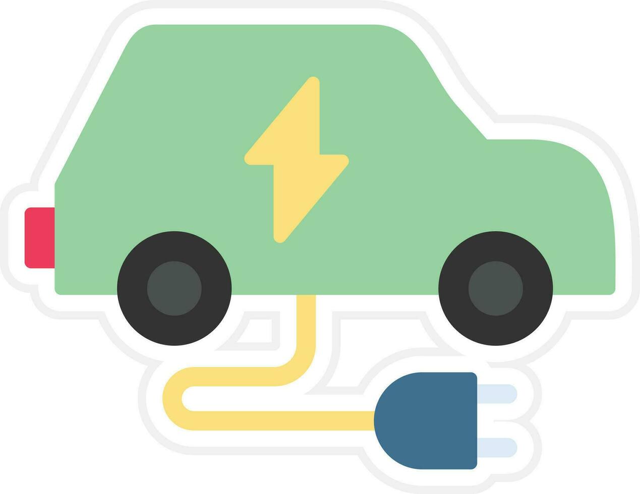 elektrische auto vector icon