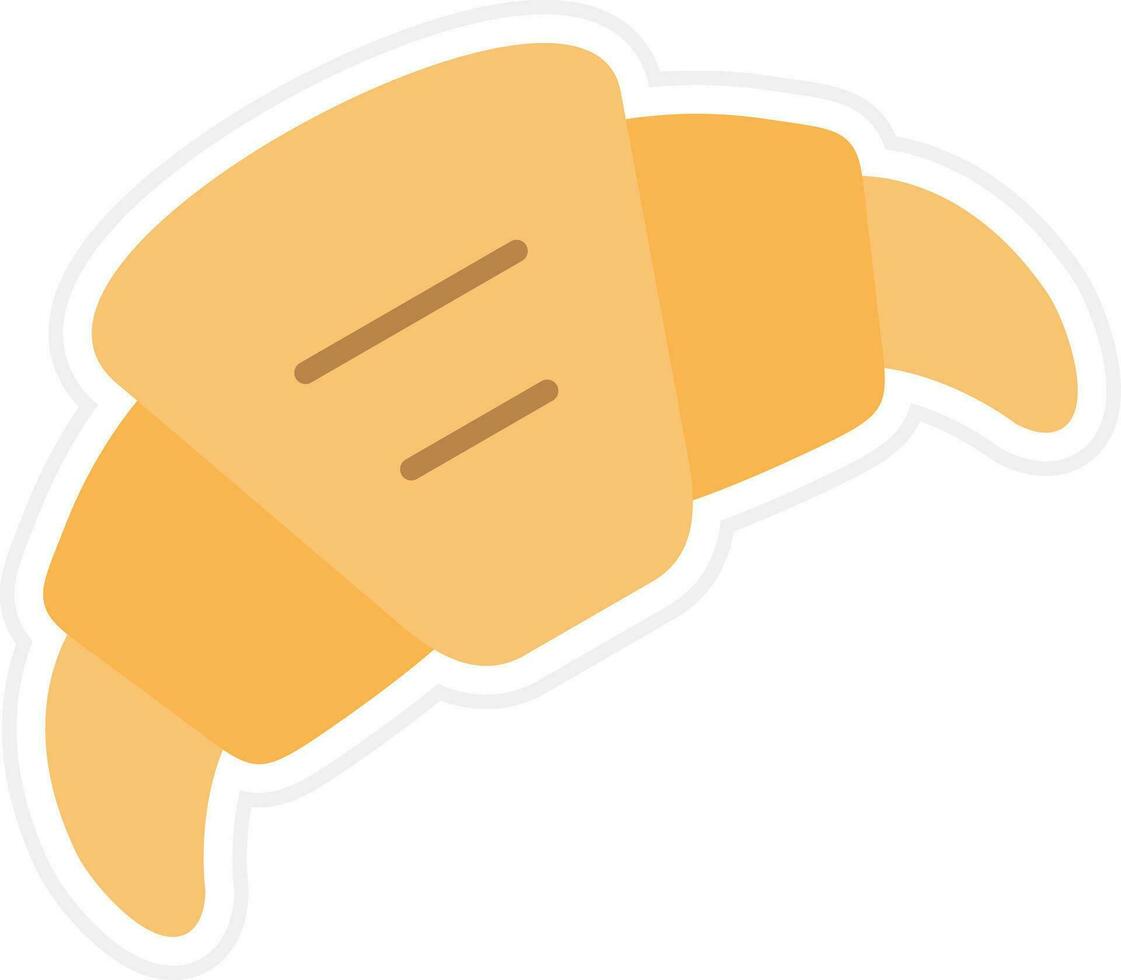 croissant vector pictogram