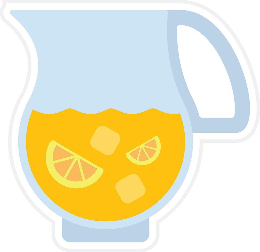 limonade kruik vector icoon