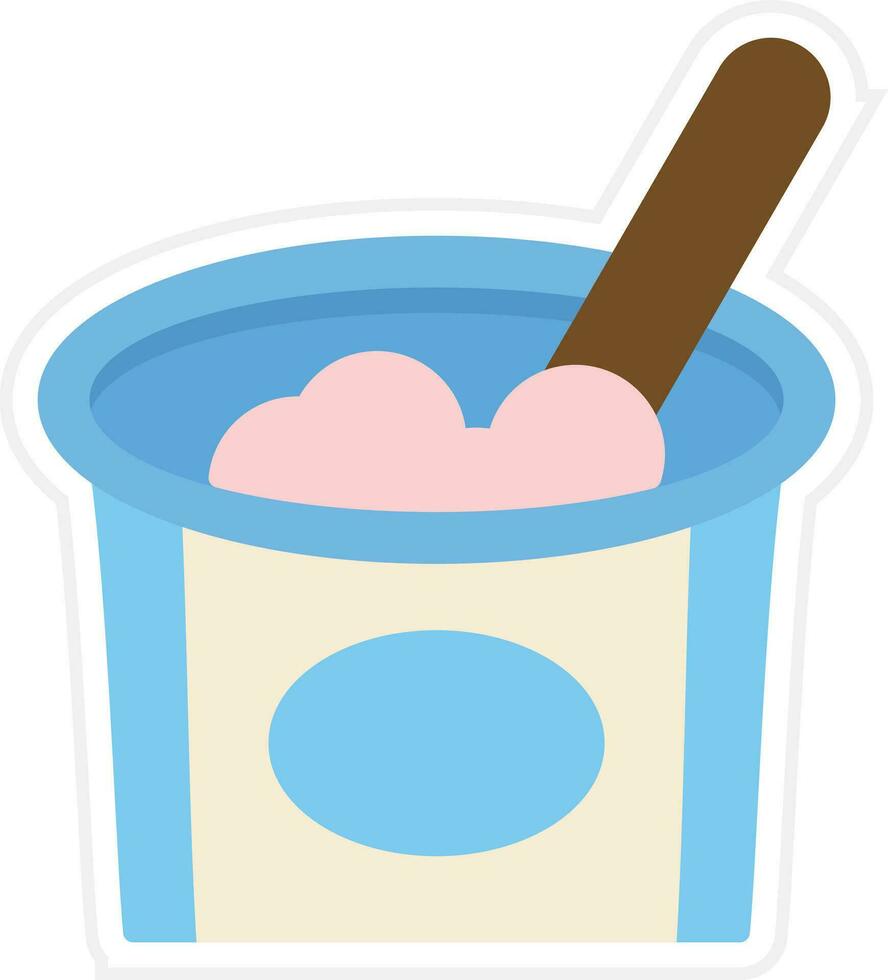 yoghurt vector icoon