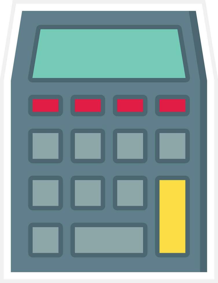 rekenmachine vector pictogram