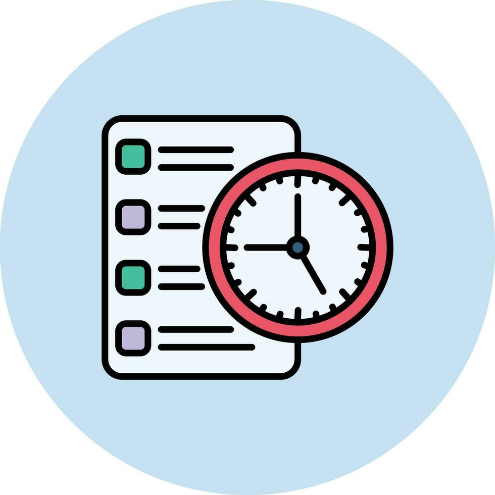 tijdbeheer vector icon