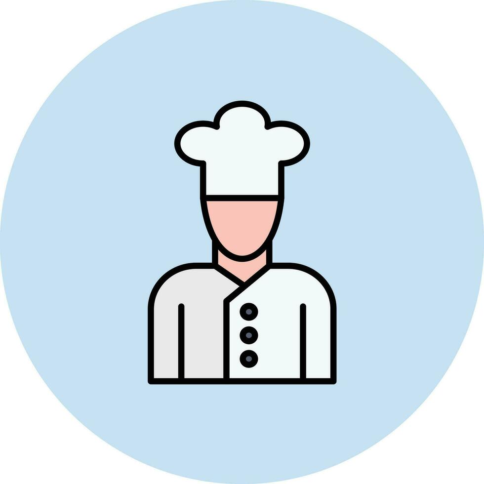 chef-kok vector pictogram