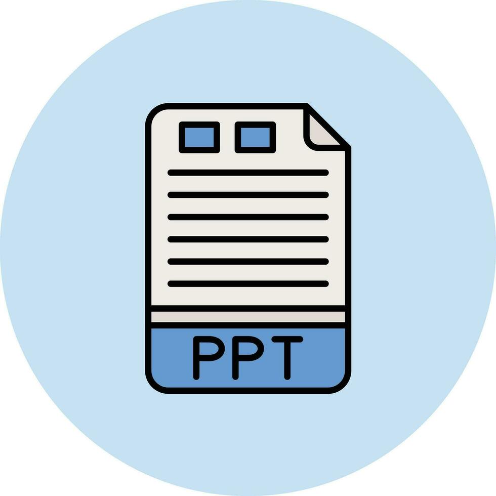 ppt vector icoon