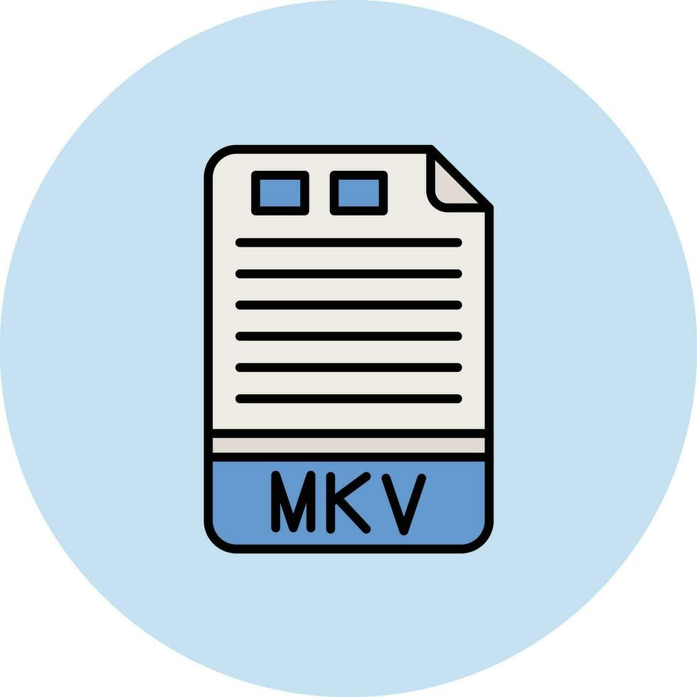 mkv vector icoon