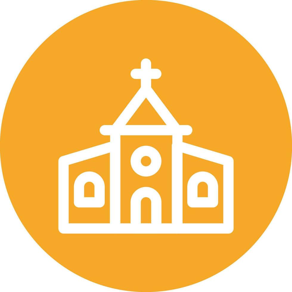 kerk vector pictogram