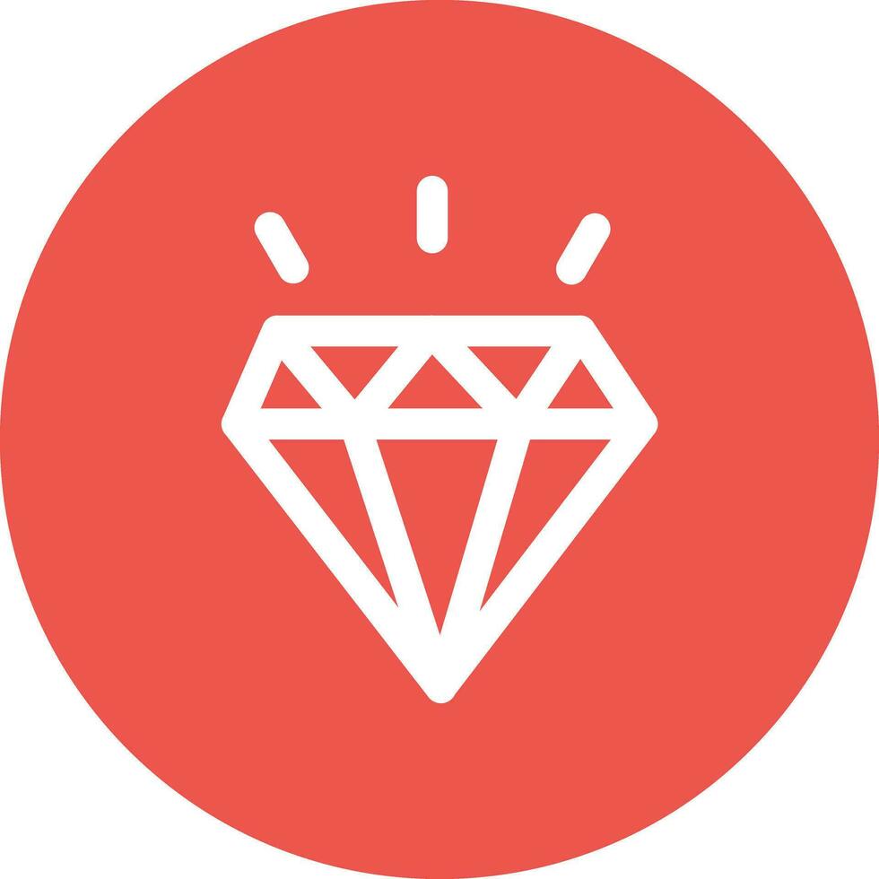 diamant vector pictogram