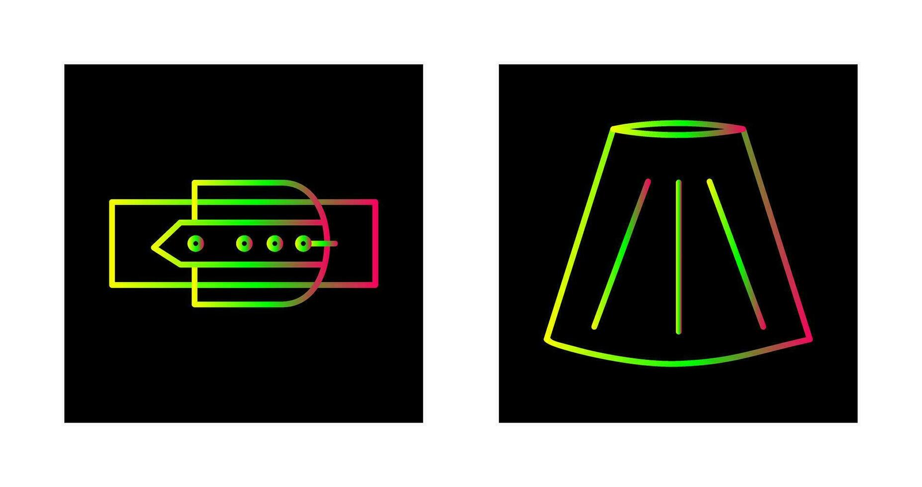 rok en riem icoon vector