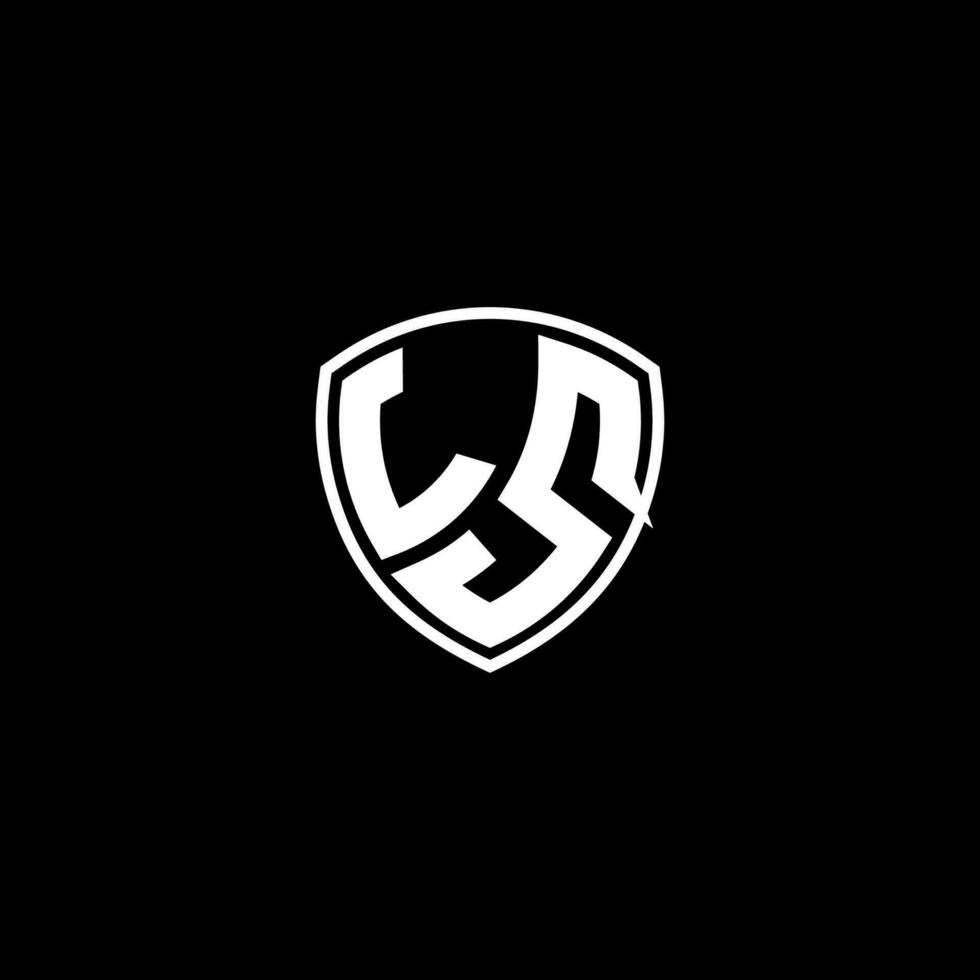 ls eerste brief in modern concept monogram schild logo vector