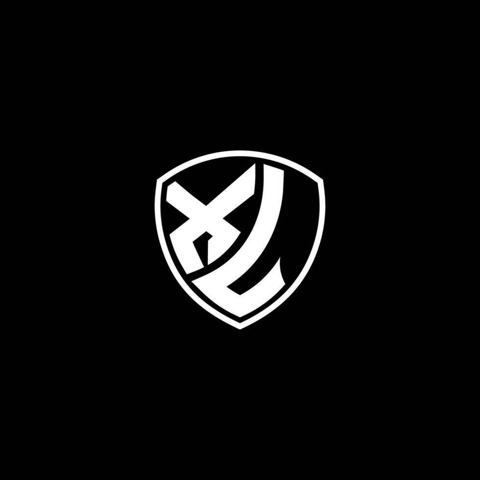 xl eerste brief in modern concept monogram schild logo vector