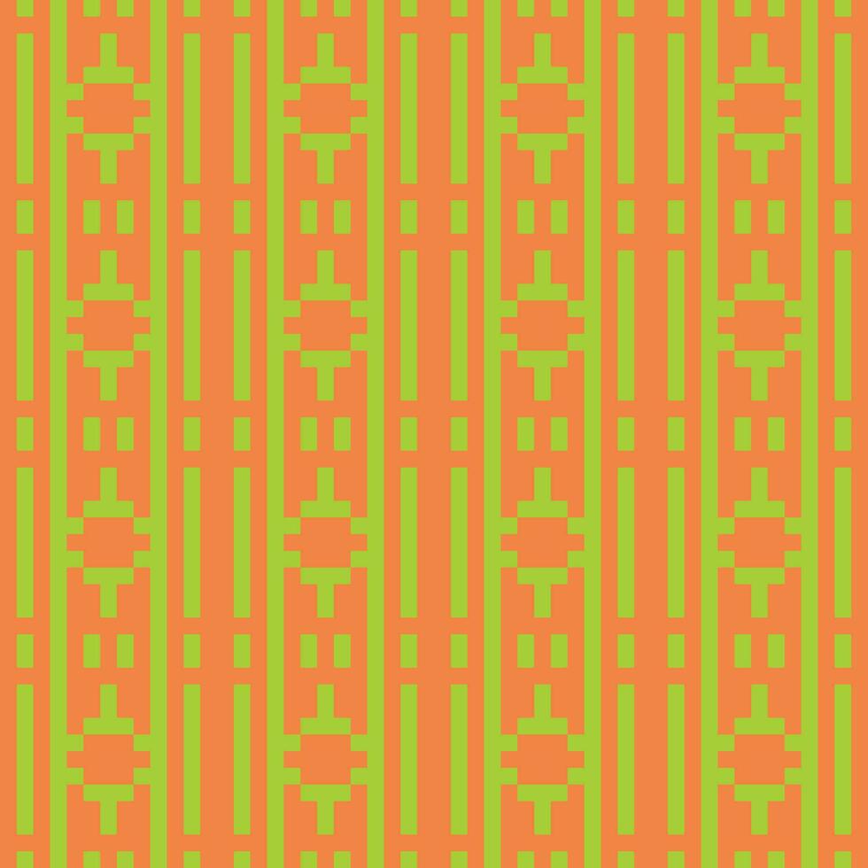een patroon van oranje en groen strepen vector