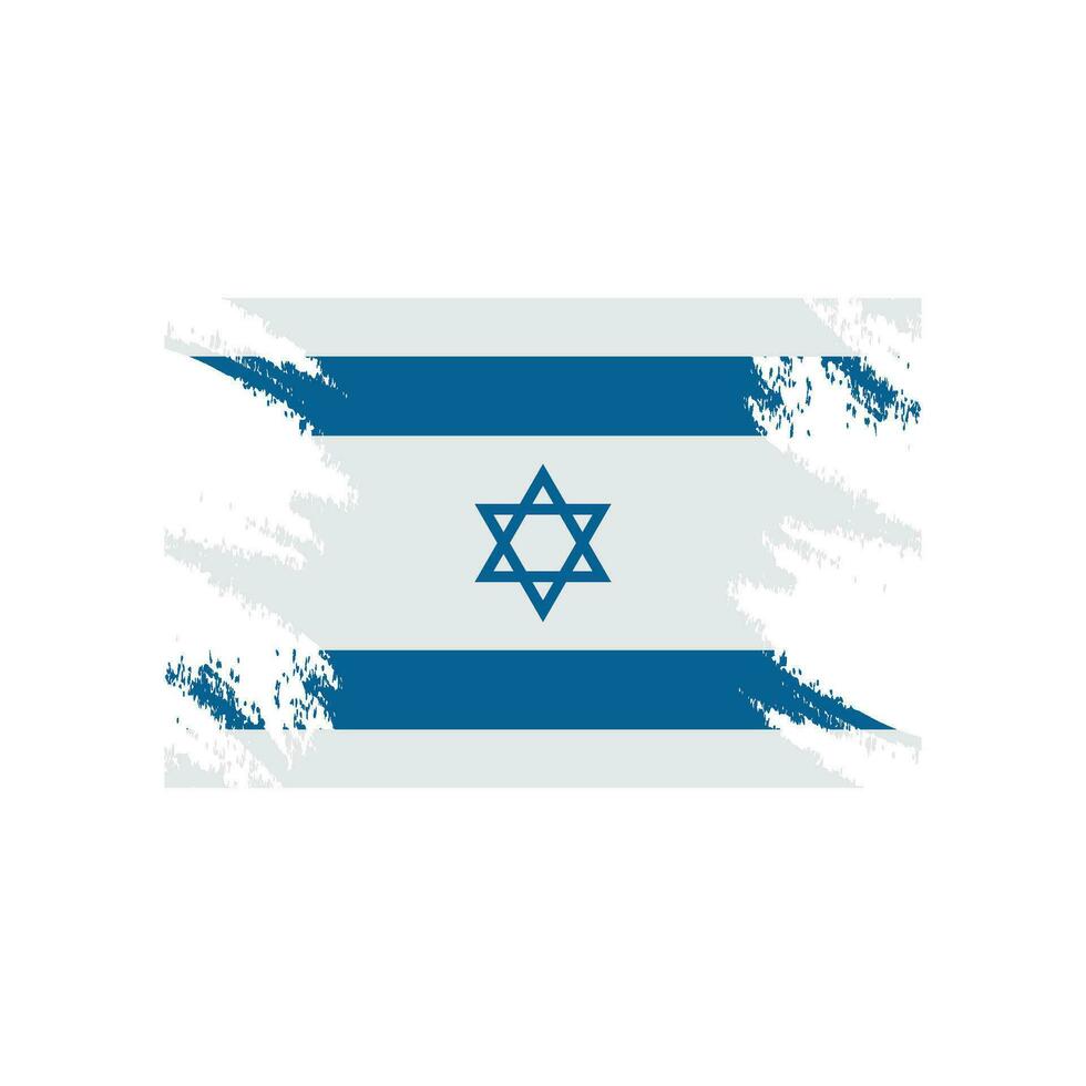 gescheurd Israëlisch vlag icoon vector