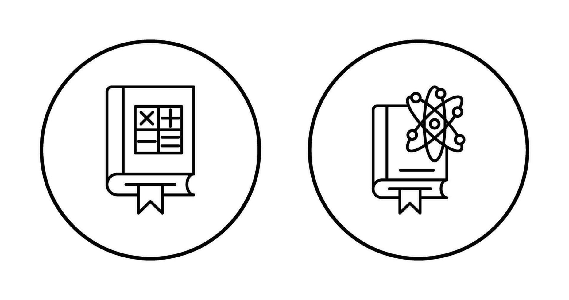 wiskunde en wetenschap icoon vector