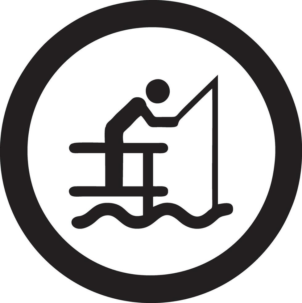 logo icoon vissen vector ontwerp, voorwerp vis icoon visvangst