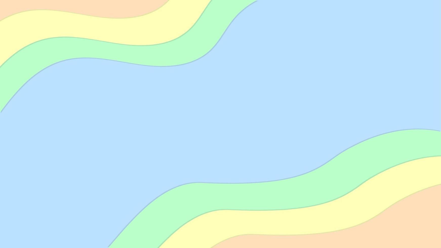 pastel kleur vorm abstracte achtergrond met blauw groen geel oranje vector