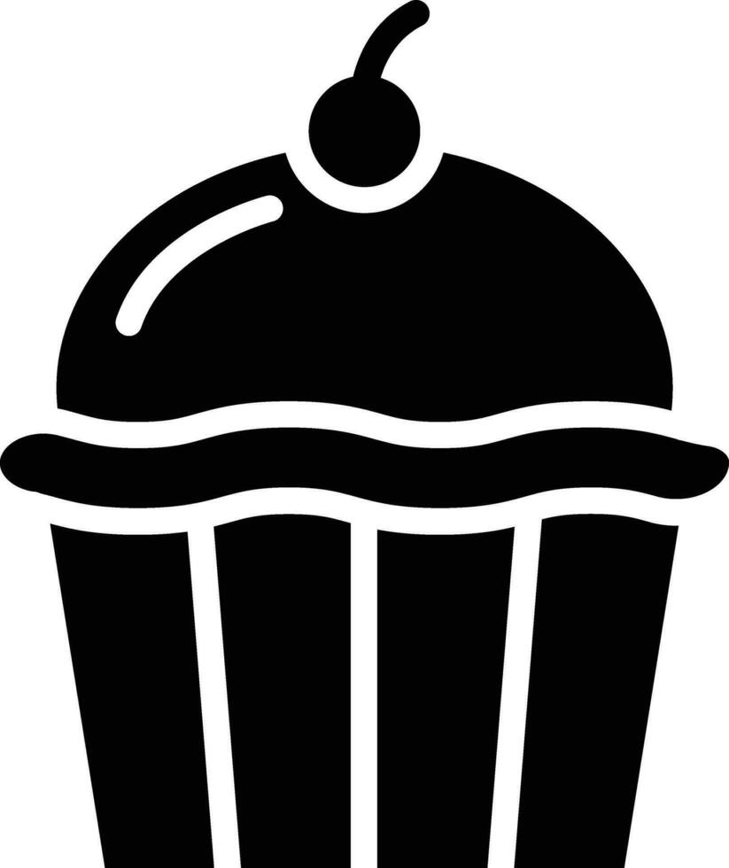 cupcake vector pictogram ontwerp illustratie