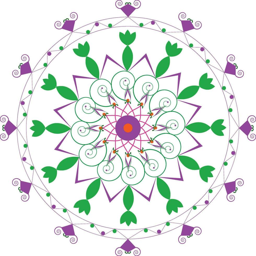 vector mandala ontwerp