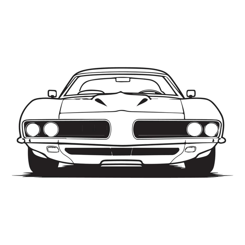 auto sport- vector afbeelding, kunst, pictogrammen