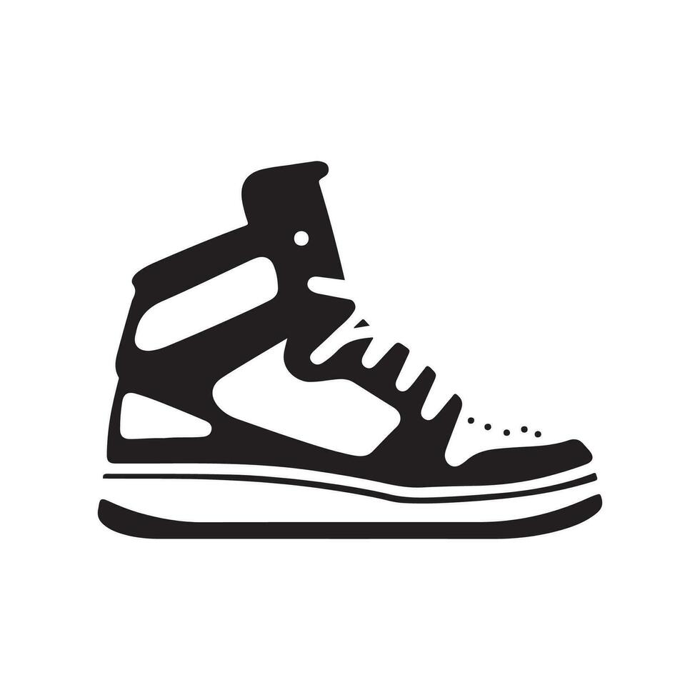 sport schoenen beeld vector, rennen schoenen ontwerp vector